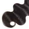 Cheveux brésiliens indiens Body Wave Lace avec Baby Hair, 4x4, partie centrale, 100% cheveux naturels vierges non traités, couleur naturelle