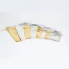 Gift Wrap 50pcs/lot Gold Sliver Foil Organza Bag Jewelry Packaging Wedding Favor Pouches & 7*9cm 9*12cm 10*15cm 13*18cm1