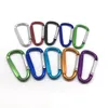 Nieuwe Design Aluminium Legering D-Ring Snap Spring Hook Carabiner Lock Clip Sleutelhanger Klimmen Rugzak Mix Kleur Hoge Kwaliteit