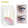 Lanbena Gold Maske Kollagenflecken Anti -Dark Circle Blaveiness Augentasche Feuchtigkeitsspendende Hautpflege 6 Farben DHL kostenloser Versand