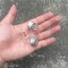 100 adet 22x30mm 5 ml spiral ağız alüminyum kap mini cam şişeler uçucu yağ tütsü cam şişeleri isteyen yıldız şişeleri