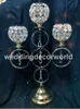 sliver & Gold Chandelier Votive Candle Holder Metal Candelabra Centerpiece For Wedding Table decor624