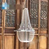 نمط جديد (لا يوجد ضوء بما في ذلك) hangging الكريستال أعمدة رومانية جميلة decoraiton مرحلة الزفاف mandap senyu0490