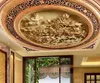 現代の3D写真の壁紙白い宮殿のアーチスシーセーリング風景壁紙ホームインテリア装飾リビングルーム天井ロビー壁画