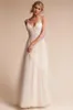 Vintage Style A line V Neck Sweep Train Tulle Beach Wedding Dresses Lace Top Backless Country Bridal Gowns Wedding Dress robe de mariée