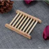 Natürliche Bambus Holz Seifenschalen Holz Seifenschale Halter Lagerung Seife Rack Platte Box Container für Bad Dusche Badezimmer
