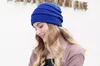 18 Colors Knitted Hats Trendy Beanie Women Chunky Skull Caps Winter Cable Knit Headgear Slouchy Crochet Hats