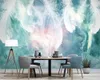 3d Mural Wallpaper Nordic Abstract Ink Feather TV Background Wall Decoration Painting HD Wallpaper