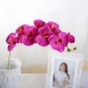 11 Colors Artificial flowers fake Phalaenopsis Silk Flower Fashion Butterfly Orchid Bouquet Party Decor hotel Wedding Home Decoration