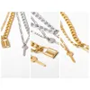 1pc Charm Link Chain Choker Halskette Punk Multilayer Key Long Pendant Halskette für Frauen Gold Farbkragen Juwely3004877
