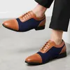 أحذية رسمية رسمية حقيقية مصمم سهرة من الجلد العلامة التجارية Brogue Shoes Men الكلاسيكية الإيطالية Oxford أحذية للرجال بني لباس بوتي