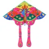 90x50cm Kites Colorful Butterfly Kite Outdoor Foldable Bright Cloth Garden Kites Flying Toys Children Kids Toy Game