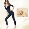 Body Shaper المرأة BINDERS و صائغ كامل طول ارتداءها بالإضافة إلى حجم S-3XL 100KG ميدي الأكمام التخسيس البطن البطن