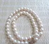 Collier de perles d'eau douce rondes blanches de grade 8-9 mm, 18"