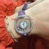 New Women Diamond Watch Happy Diamonds 2043685001 Watch Swiss Quartz Movement Transparent Square Dial Sapphire Crystal Woman Watc7864994