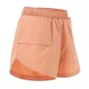 Short de course Short anti-course pour femme Short de yoga respirant à séchage rapide avec double grande poche1