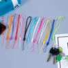 Nylon Pasek na nadgarstek Smycz Sznur do telefonu iPhone 7 8 x 6 USB Napędy Flash Klawisze Keychains Nazwa ID Tag Posiadacze VT0207