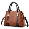 HBP 숙 녀 핸드백 지갑 여성 토트 가방 크로스 바디 가방 가죽 핸드백 Prese Female Bolsa Brown Color