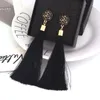 Flower Rose Tassel Earrings Studs Chandelier Dangle Gold Earrings women ear rings Fashion Jewelry will and sandy gift