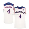 Kansas Jayhawks Koleji Nick Collison #4 Basketbol Formaları Paul Pierce #34 Raef LaFrentz #45 Mens Ed Özel Herhangi Bir Sayı Adı