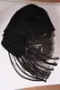Nowe bezpieczeństwo Anti Dust Ochronne Maska Czarna okładka z kapelusz Anti Spittle Anti Dust Cover Full Face Oczy Ochrona maska