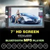 Freeshipping 7023d 2din 7Inch Bluetooth HD-bil MP5 Player Reader Radio Fast Charge med kamera Bil Stereo Audio MP5 Player