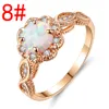 Wholesale-Best selling Europe and the United States ladies ring couple jewelry opal style jewelry ring wedding gift