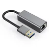 USB 3.0 till RJ45 Nätverkskort LAN-adapter 10/100 / 1000Mbps Ethernet Adapter Realtek RTL8153 för WIN 7 8 10 XP