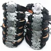 mixagem inteira 24pcslot 12 Constelações Bracelets de couro feitos à mão para homens Mulheres pulseiras de pulseiras inteiras 9117884
