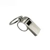 new arrival sublimation blank metal whistle key ring hot transfer printing custom diy keychains consumables