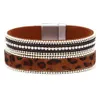 Bangle Horse Hair Leopard Print Armband Kvinnliga smycken Överdriven vild personlighet Domineering för kvinnor1