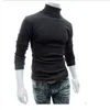 Camisolas masculinas brancas Turtleneck estilo coreano pulôver homens sem mangas casual roupas homem vestuário tartaruga pescoço slim swimwear1