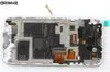Oriwhiz Ny för Samsung Galaxy S4 mini i9190 i9195 LCD-pekskärmsdigitizer Assembly med ram med gratis reparationsverktyg