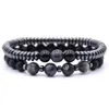 Neue Mode Handgemachte Bunte Natürliche 8MM Bead stränge Armband Hohe Qualität Achat Stein Armbänder 2 Teile/satz