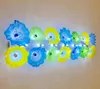 European Flower Plates Wall Lamps Italian Design Hand Blown Glass Wall Lighting LED Murano Glass Art Wall Sconce