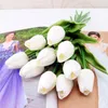 Tulipano Fiore artificiale Tulipano Giardino Bouquet artificiale Fiore finto Regalo per decorazione di nozze Fiori Decorazioni per la casa