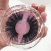 Hurtownie Dramatyczny Długi 5D 25mm Eyelaski Mink Handmade Real Norek Włosy Fałszywe Rzęsy Niestandardowe pudełko pakujące