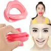 3 cores Silicone face Rubber Slimmer Exerciser Lip instrutor Oral Muscle Boca Tightener Anti Aging rugas Chin Massager Cuidados