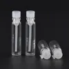 1/2/3 ml frasco vazio mini vidro perfume pequena amostras de amostras laboratório líquido fragrância tubo de ensaio de teste de ensaio