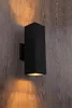 LED square outdoor waterproof wall lamps up and down hotel exterior wall aisle balcony villa courtyard corridor double headlights