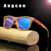 Partihandel-Angcen Wood Anti Blue Ray Glasögon Män Eyewear Frame Compute Goggl400 Strålningsbeständig glasögon Läser spel