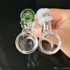 Disques fument les accessoires de bangs en verre de stare, Pipes à fumer en verre colorées mini-tuyaux à main multi-couleurs Meilleure pipe en verre à la cuillère