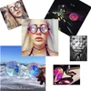 Wholesale-Round Kaleidoscope Sunglasses Retro Party Designer Rave Festival MOSAIC GlasseEyewear For Female Male Free Shipping