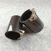 1 piece Carbon fiber+Stainless Steel exhaust Pipe For B-M-W M2 M3 M4 M performance Car back Muffler Tip