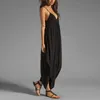 Summer Women V Neck Loose Baggy Fit Beach Off The Shoulder Party Jumpsuit Romper Harem Suit226n