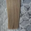 Remy Tape dans les adhésifs de cheveux PU peau trame Extensions de cheveux 100g brésilien vierge bande droite dans les Extensions de cheveux humains 7279290