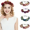 Nouveau Design Couronne De Cheveux Rose Fleur De Mariée Couronne Florale Mignon Bande Couronne Menthe Tête Couronne De Mariage Demoiselle D'honneur Femmes Accessoires De Cheveux