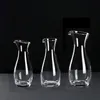 Glass Water Wine Carafe High Clear Lead Free Decanter Bar Tools for Sake Liquor Juice Milk Iced Tea Cold Beverage 10oz 19oz 21oz 35oz