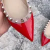 Hot Sale-2019 Dames Designer Cowed Enkelriempomp 2-6-10 cm Topkwaliteit 100% lederen partij schoenen