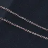 Moda - Dziewczyna Naszyjnik Miłość Inkrustowana Cyrkon Naszyjnik Moda Rose Gold Clavicle Chain Titanium Steel Nie Spada Kolor Naszyjnik